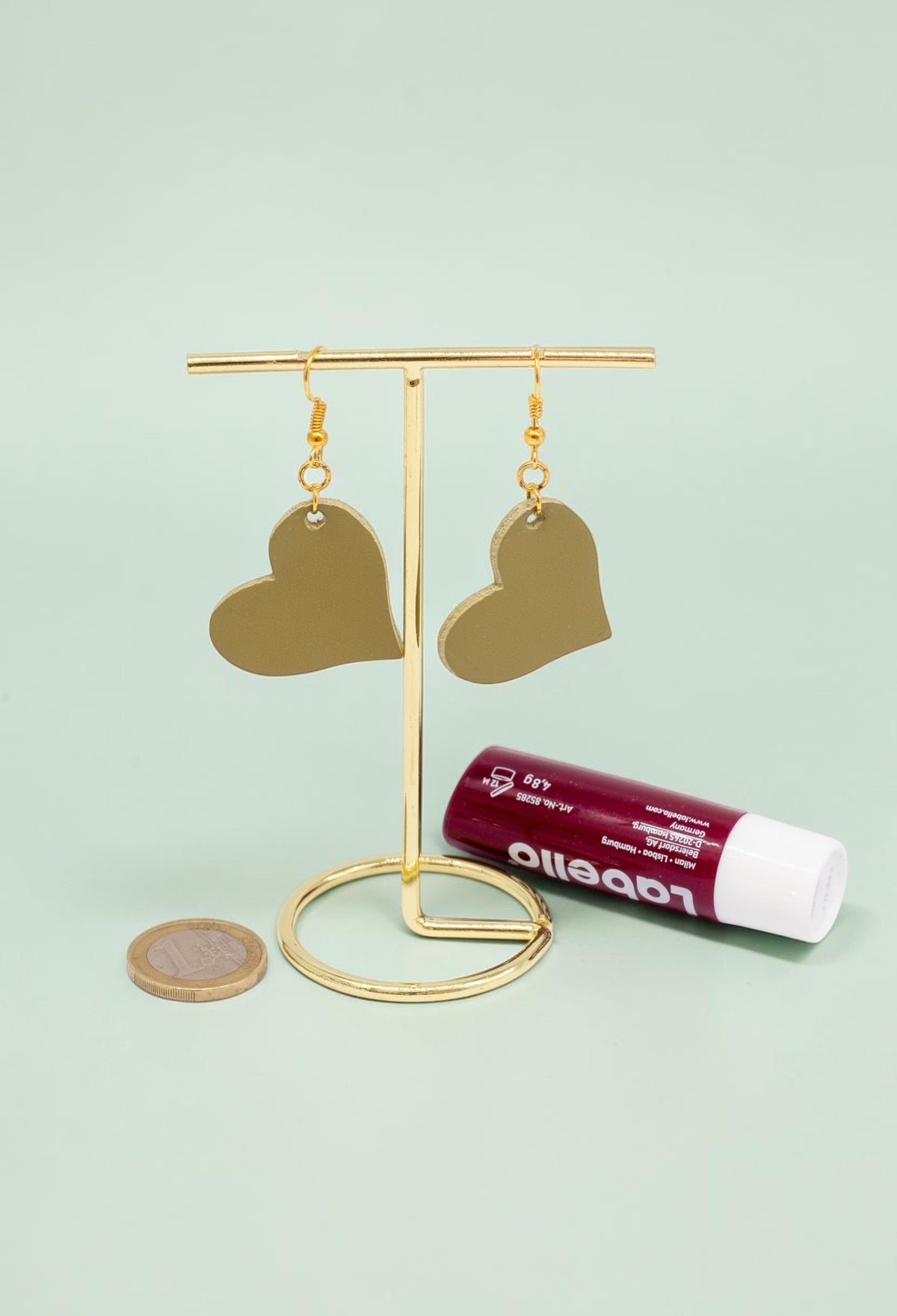 Orecchini Cuore Pistacchio