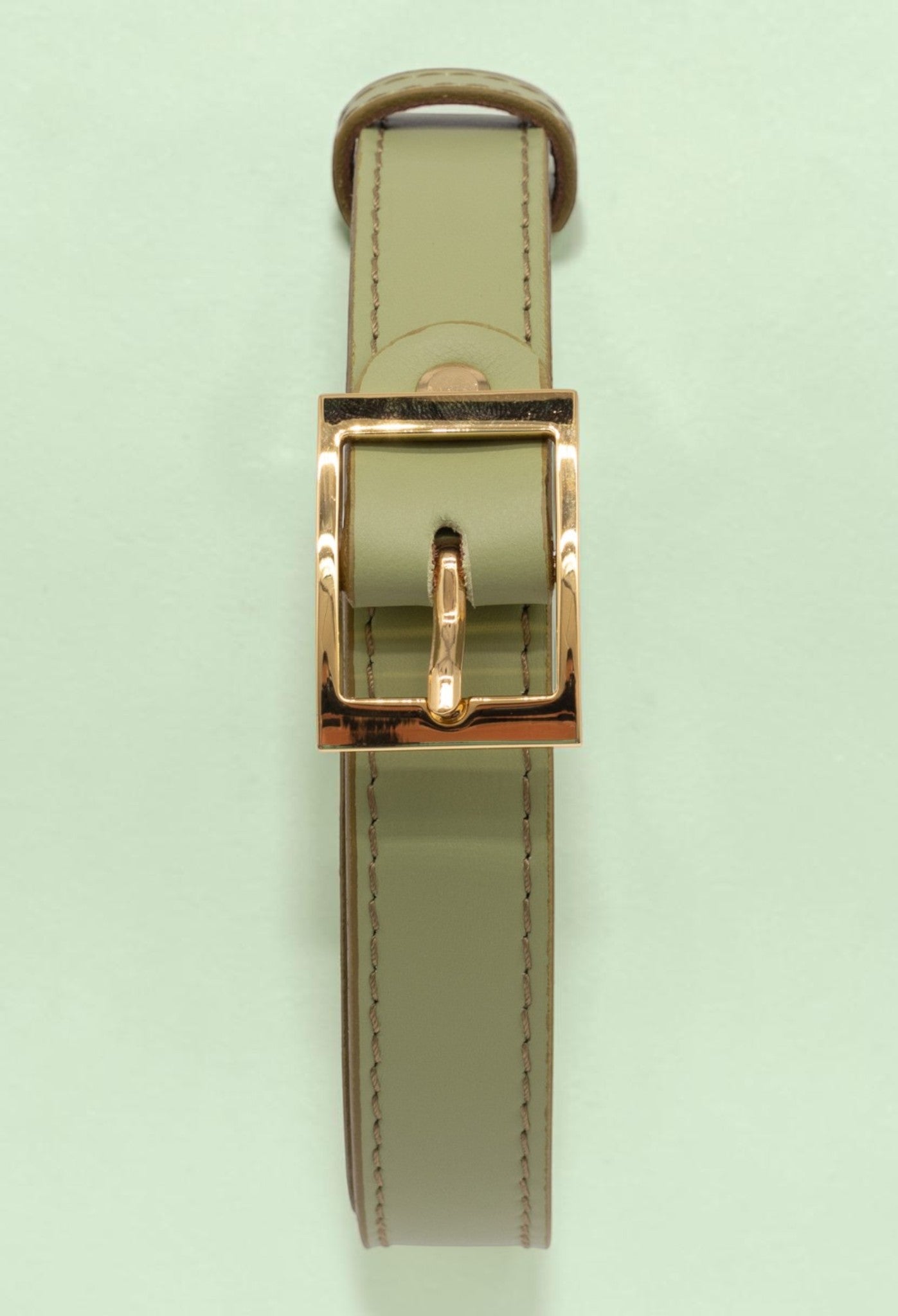 Cintura Halo pelle Pistacchio