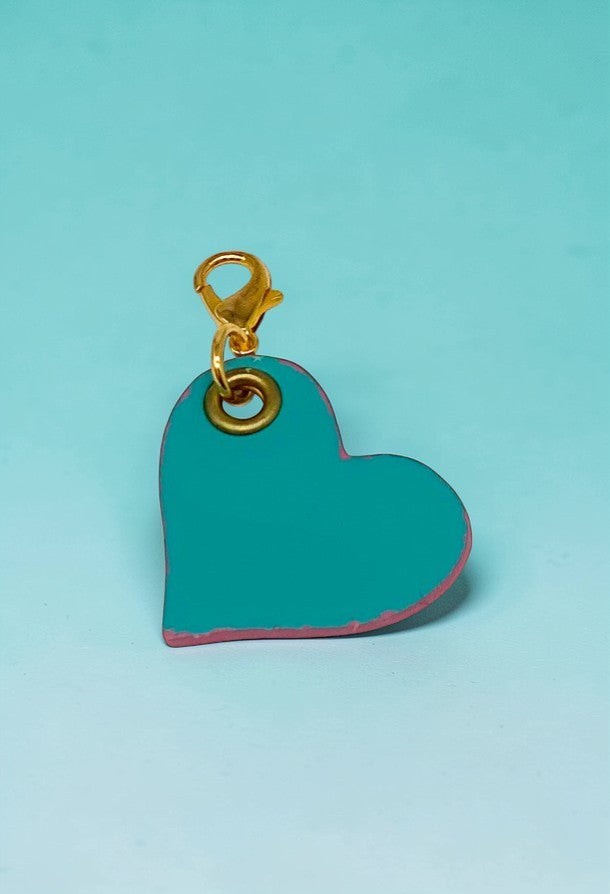 Charm Journal Cuore Turchese Liscio