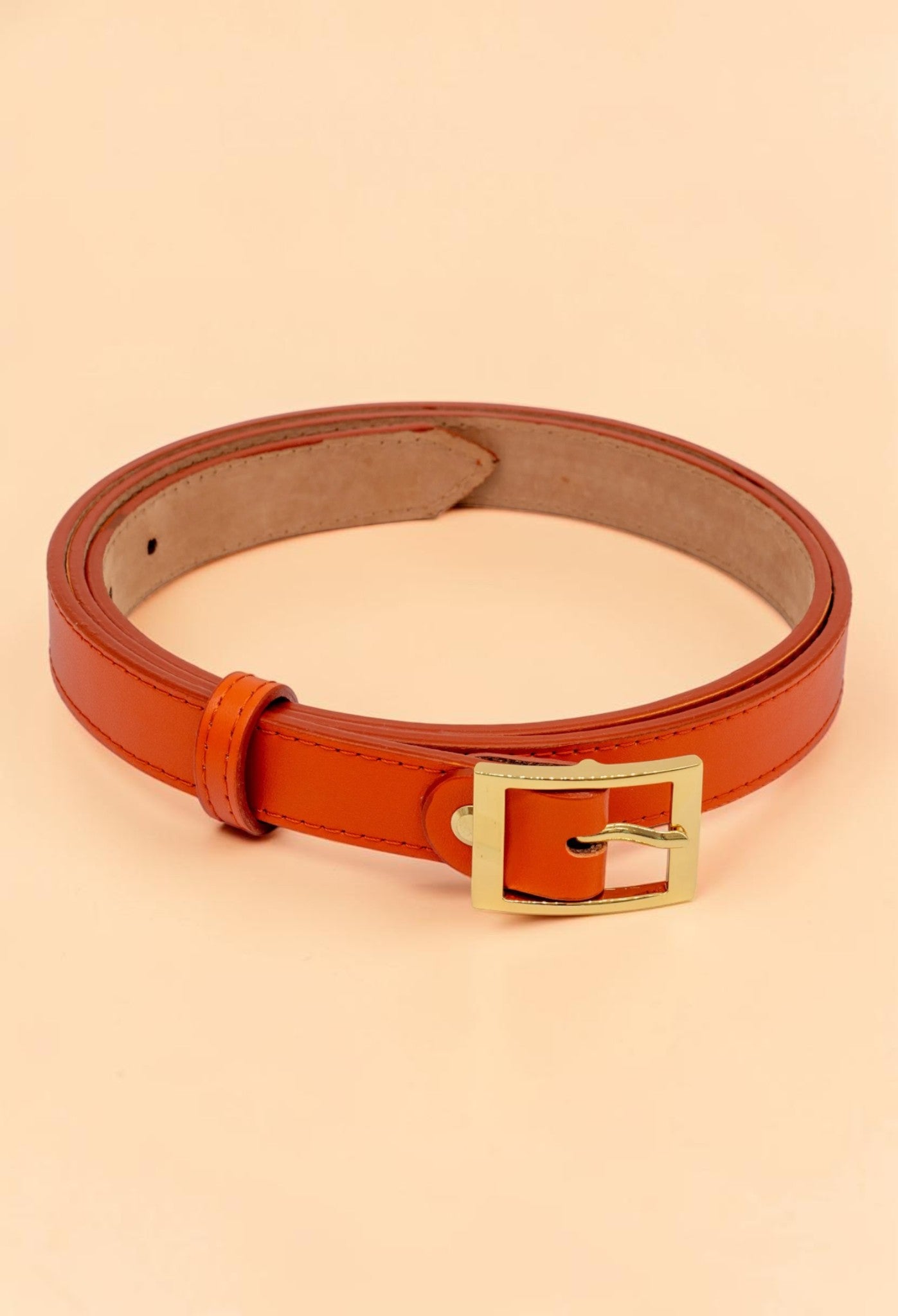 Cintura Halo pelle Pumpkin