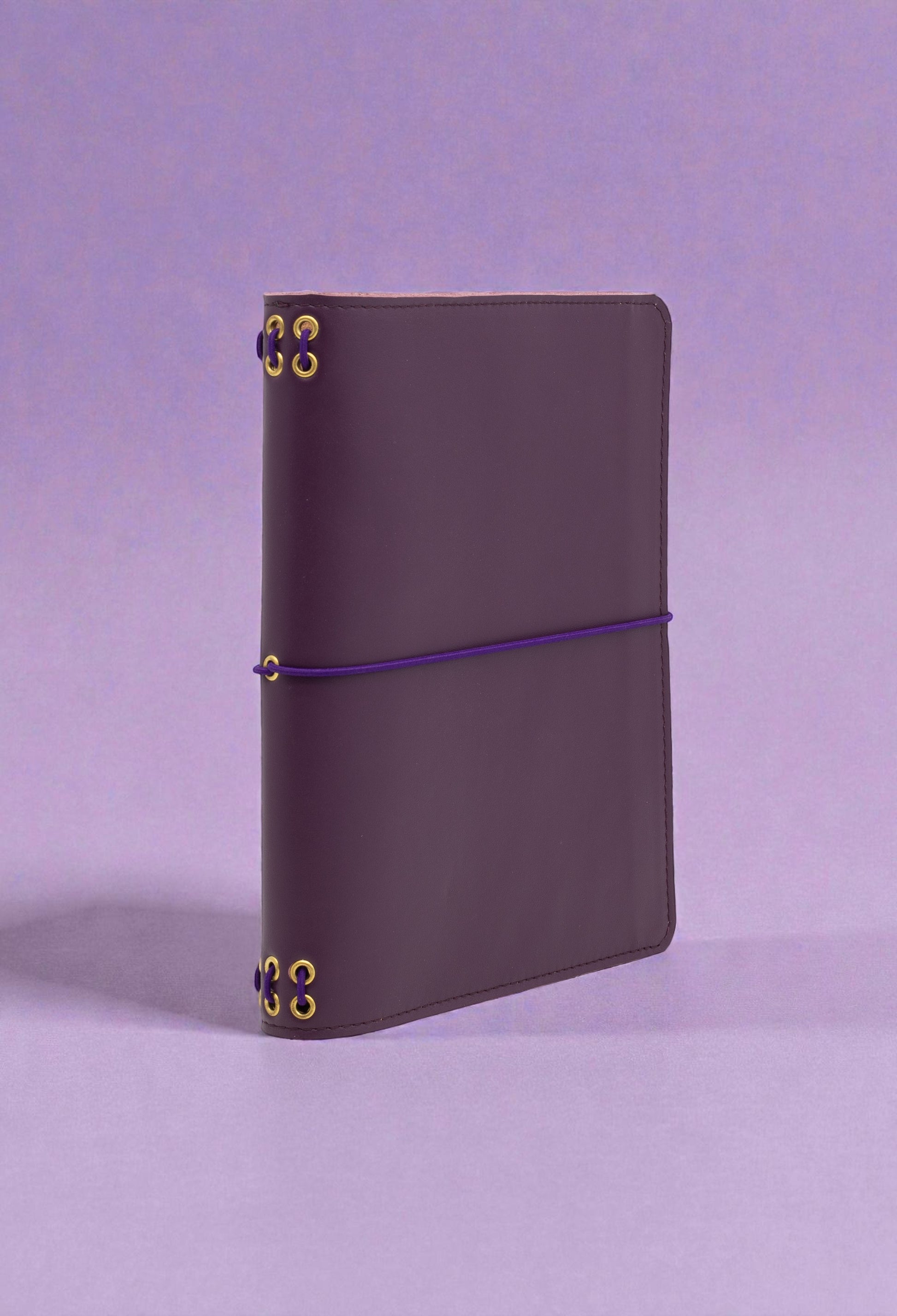 journal cover a5 slim in pelle liscia bordeaux e interno in crosta scamosciata naturale alosbag