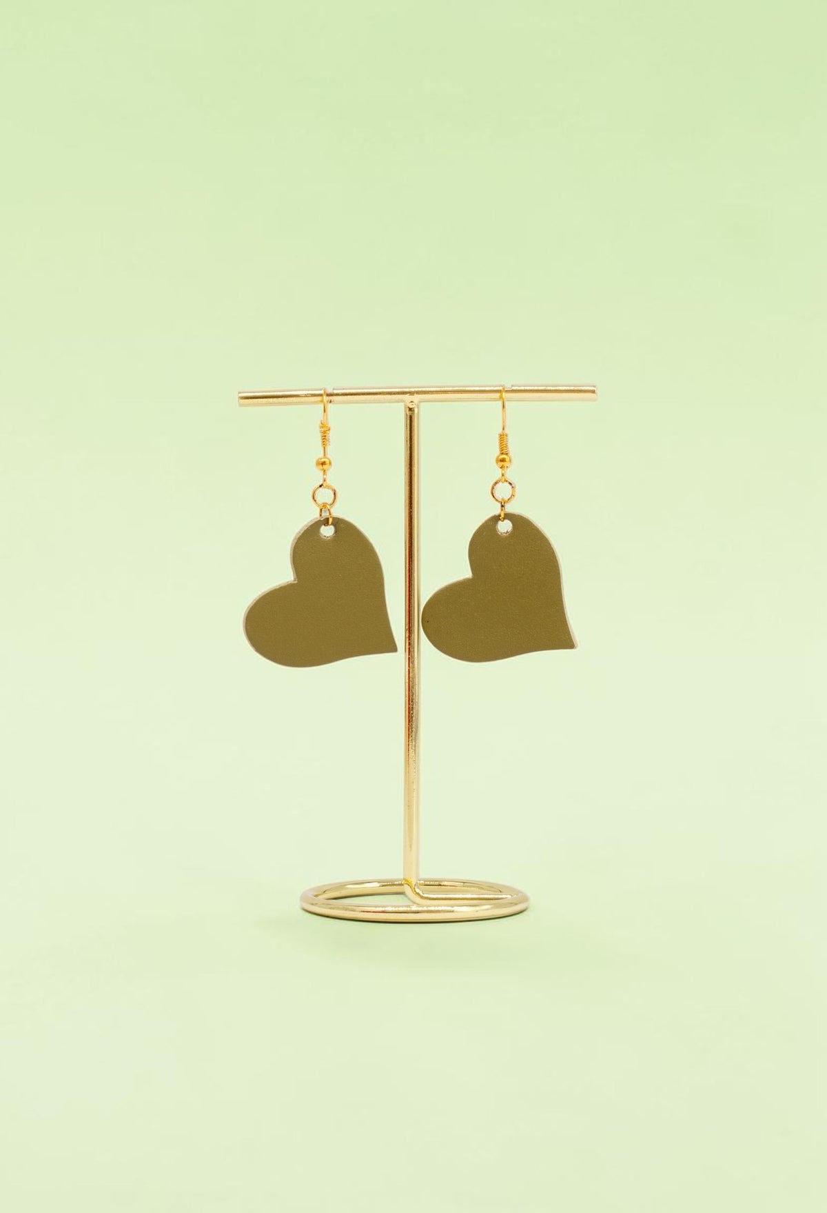 Orecchini Cuore Pistacchio