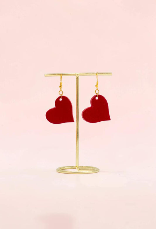 Orecchini Cuore Ciliegia